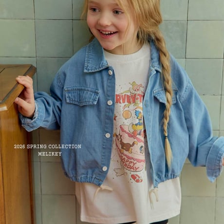 melikey/80. hooda denim shirt JS-JM