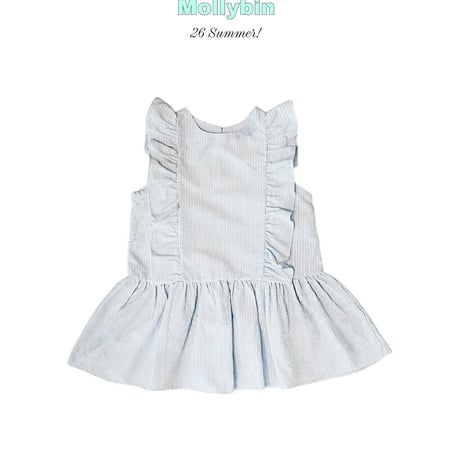 mollybin/30. bubble fril one-piece XS-XL