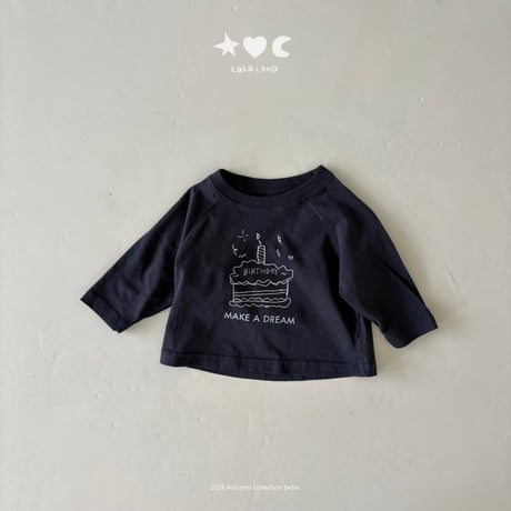 lalaland/56. b happy raglan T-shirt 6M-18M
