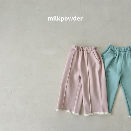 milkpowder/51. pin tuck pants 5-11