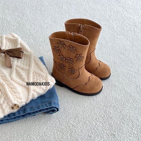 namoo/37. naru flower sweade boots 150-210