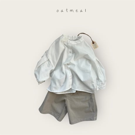 oatmeal/9. kids 8bu wide pants XS-XL