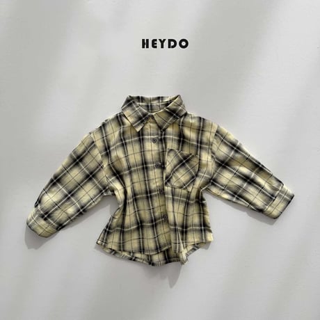 heydo/21. fade check shirt S-XL
