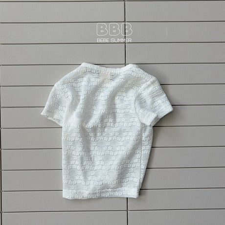 bellabambina/43. bebe lace half t T-shirt 12M-M