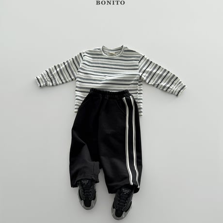 bonito/17. line straight pants 12M-XL