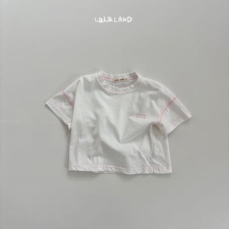 lalaland/29. two color point half t T-shirt XS-XL