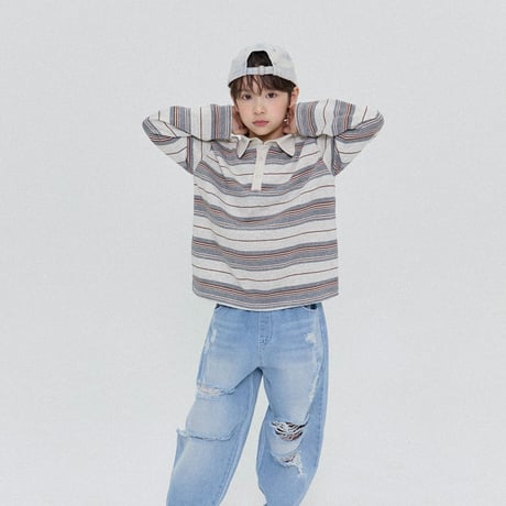 forkchips/32. dandy shirts collar T-shirt JS-JXL