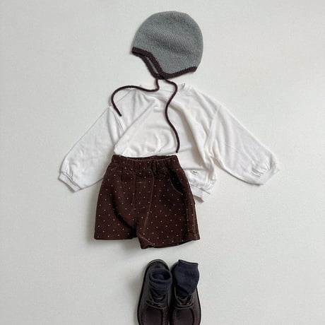 atomeme/3. Dot Corduroy Pants S-XL