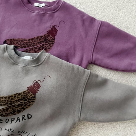 urbanrabbit/38. Leopard Banana Sweatshirt XS-XL