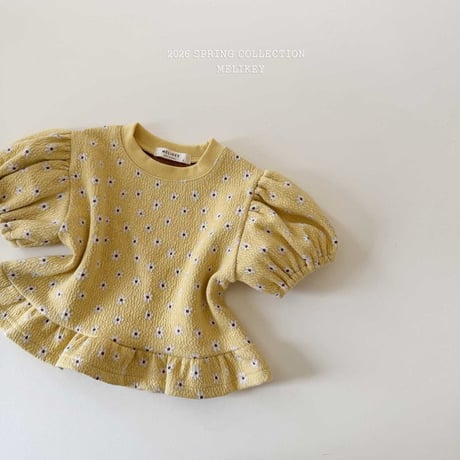 melikey/58. daisy fril T-shirt JS-JM
