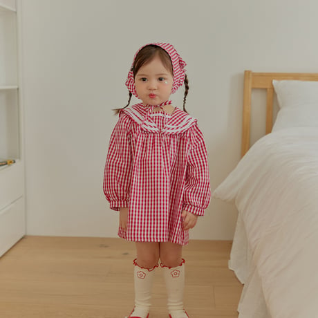 ueo/77. very check one-piece S-XL
