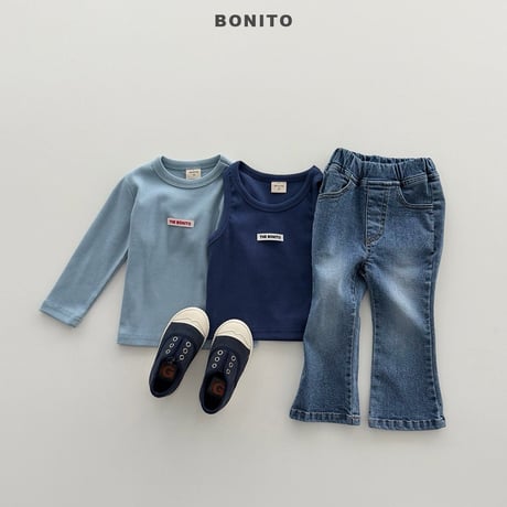 bonito/109. span denim pants boots cut JS-JM