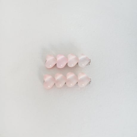 zanclover/50. glossy heart sissor pin FREE(2P_1SET)