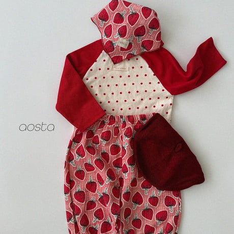 aosta/14. [Strawberry Pants] S-2XL