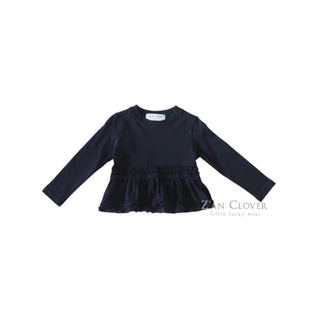 zanclover/46. loffle fril T-shirt 13-19