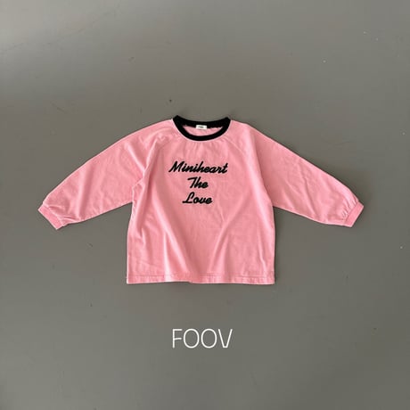 foov/32. mini heart two color T-shirt JS-JM