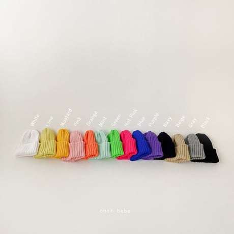 oottbebe/18. worry beanie FREE(1-7Y)