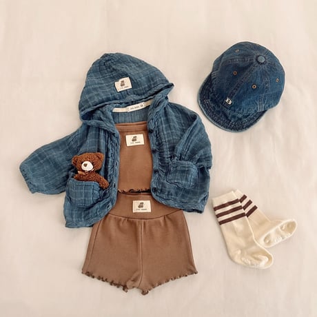 valubebe/88. bold curly shorts  6M-S
