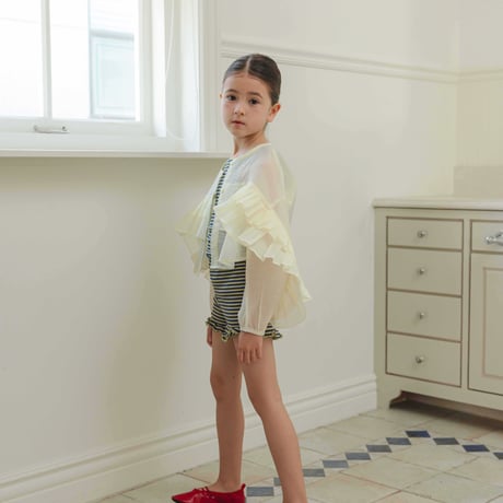urbanrabbit/47. Ruffle Crop Shirt JS-JM