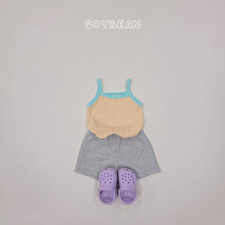 soybean/28. plan ) stripe sleeveless JS-JM