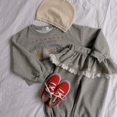 ueo/20. rabbit lace jogger S-XL