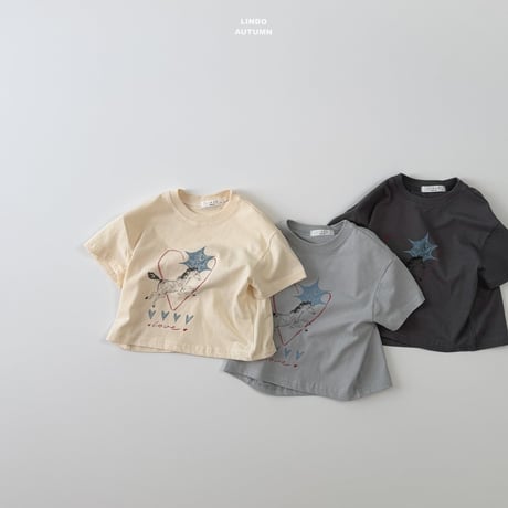 lindo/31. sketch half t T-shirt XS-XL