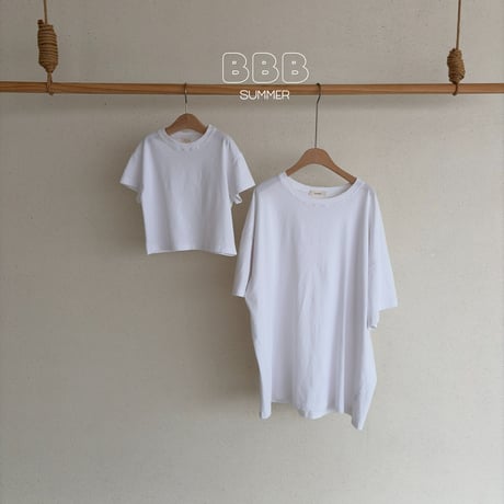 bellabambina/1. adult basic plain T-shirt ADULT