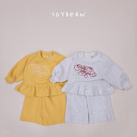 soybean/42. daily fril updown set XS-XL