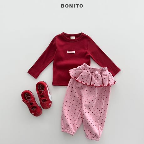 bonito/2. plan ) color golgi T-shirt 12M-XL