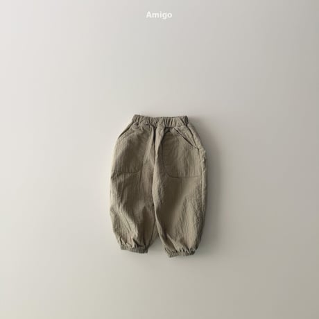 amigo/50. pin tuck natural pants XS-XL