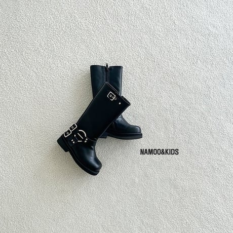 namoo/43. two buckle rider long boots 160-230