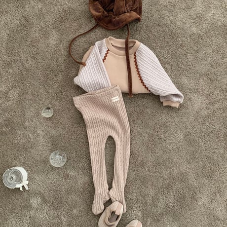 bebeholic/2. knit yoobal leggings S(3-6M)-XL(18-24M)