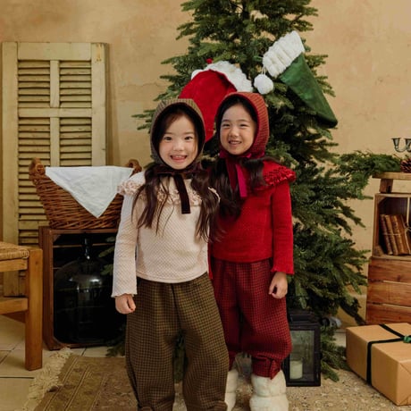 urbanrabbit/19. Ribbon Check Pants JS-JM