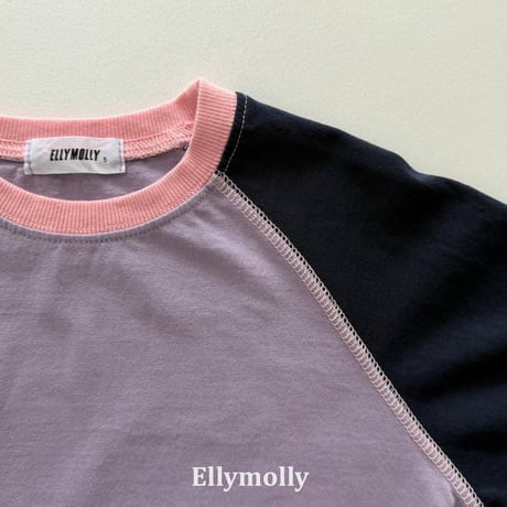 ellymolly/134. color Block reglan T-shirt 13-19