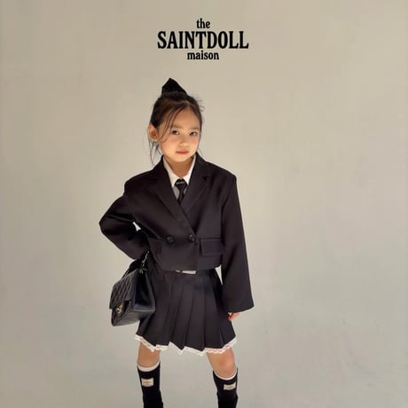 saintdoll/124. plit pleated skirt S-L