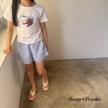 bunnypowder/158. heart T-shirt 2XL-4XL