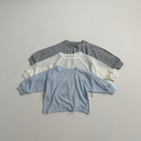 minirobe/40. waffle long T-shirt S-XL