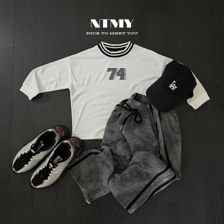 nicetomeetyou/35. ( jersey )74 T-shirt S-XL