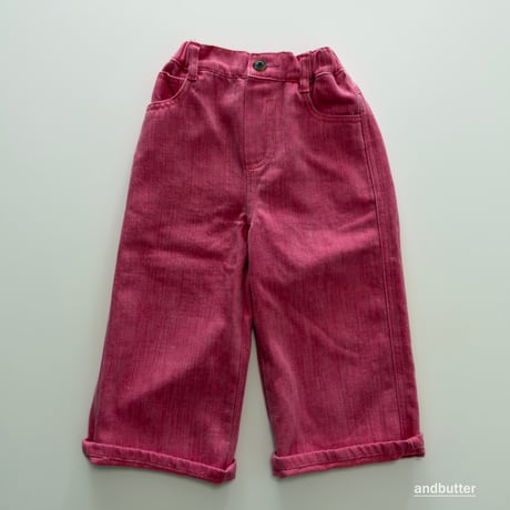 andbutter/26. Slub Cotton Pants JS-JM