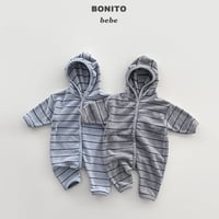 bonito/102. terry suit hood 6M-18M