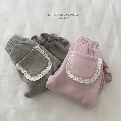 melikey/75. pocket less p jogger XS-XL
