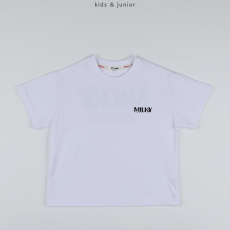 owen/36. milky half t T-shirt JS-JXL