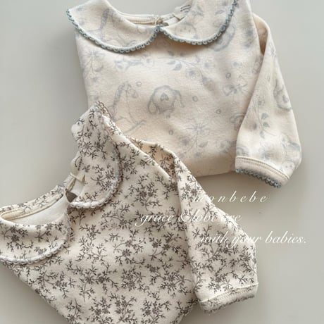 monbebe/32. print collar suit S(3-6M)-L(12-24M)