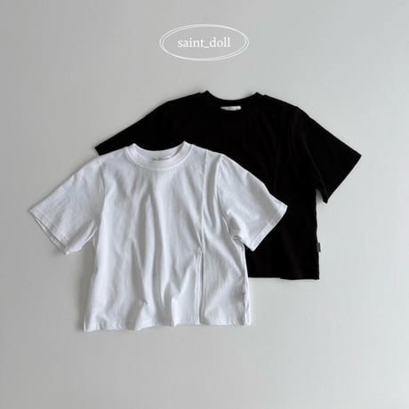 saintdoll/55. oblique section T-shirt S-L