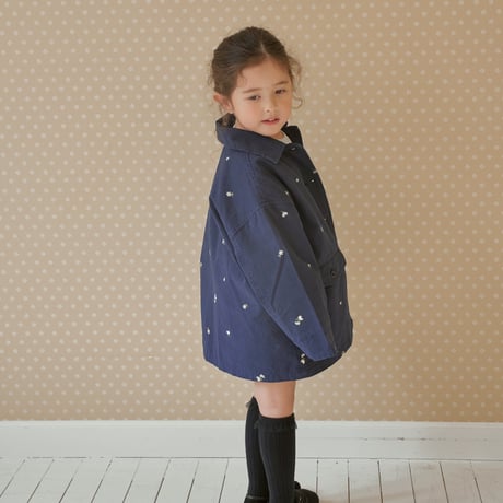bananaj/1. flora embroidery jacket S-XL