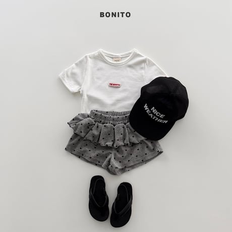 bonito/89. mini heart frill shorts? 12M-XL