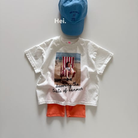 hei/10. beach T-shirt MOM