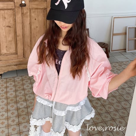 loverosie/44. lace fril kangkang skirt 3XL