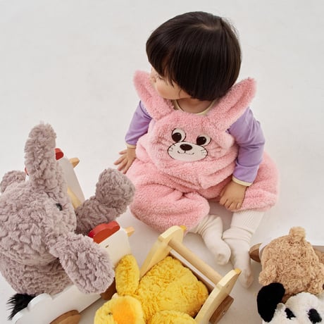 hereiam/45. kinder animal overalls 12M-S