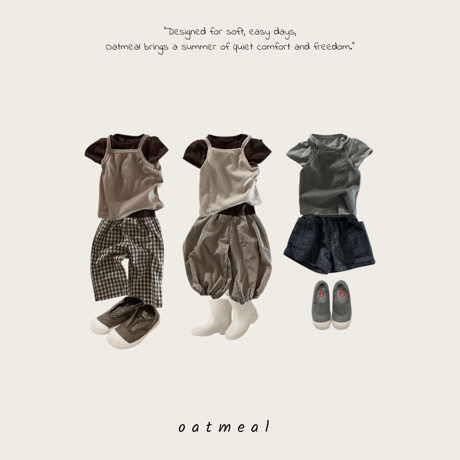 oatmeal/26. bear sleeveless XS-XL